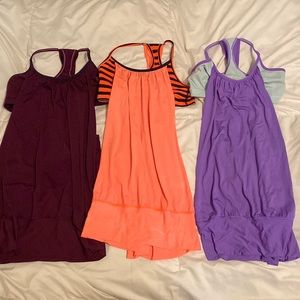 3-pack Lululemon No Limits Workout Tanks, Size 6